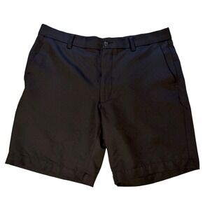 Callaway Mens Golf Shorts Black Flat Front Performance Activewear Size 38